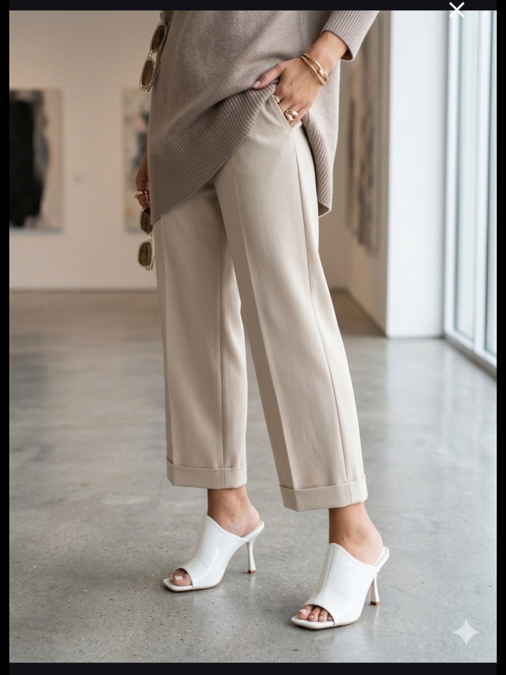 Cape Robbin White Patent Open-Toe High Heel Mule